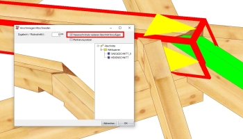 Holzteile anschmiegen / abschneiden