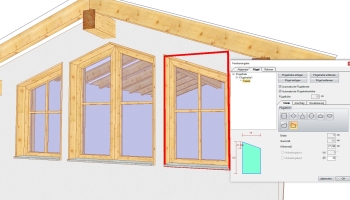 Fenster und Türen setzen