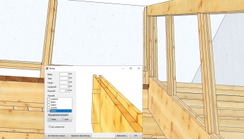 Freie Nuten (z.B. für Verglasungen)