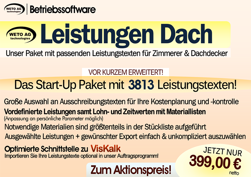 Leistungen-Dach Aktion